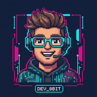Pixel-art portrait of the site author